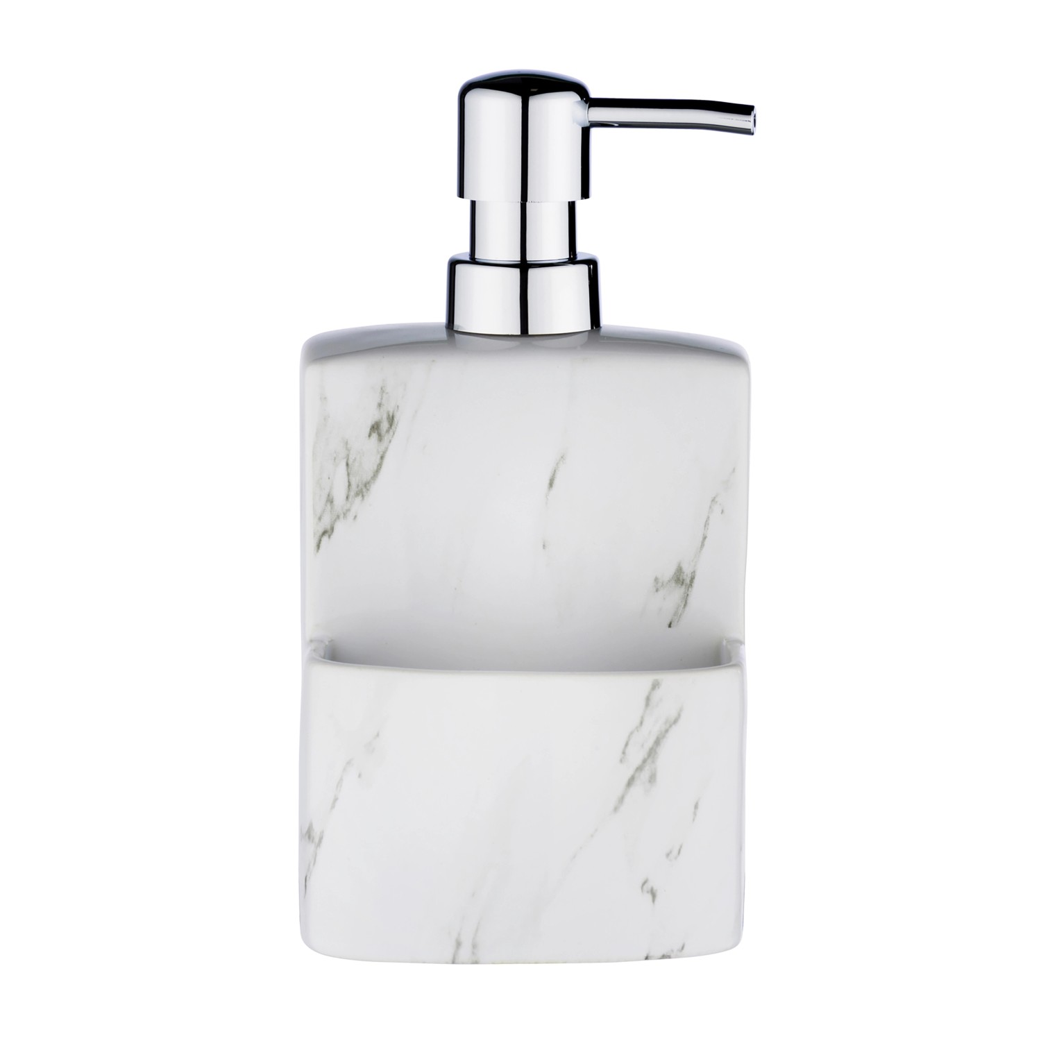 Wenko Spülmittelspender Festival Marmor Weiß 380 ml_3