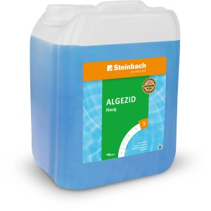 Kanister Steinbach Algezid flüssig 5L zur Algenbekämpfung im Pool.