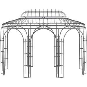 Eleo Pavillon Metall Verona Pulverbeschichtet DB703