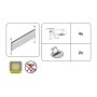 Gardinia EasyFix Plissee Zubehör: Montageanleitung und Details zu Klemmträgern und Bedienschienen.