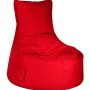 Roter Sitting Point Sessel Swing, 300 l, für Indoor & Outdoor. Bequemer Sitzsack mit Seitentasche.
