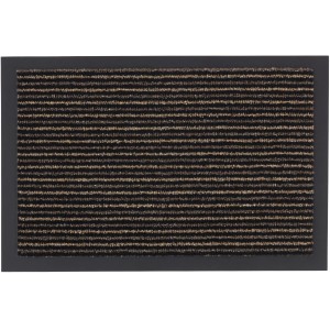 Sauberlaufmatte Jade Beige, 80x120 cm, aus der ASTRA-Kollektion. Fußmatte mit Streifenmuster.