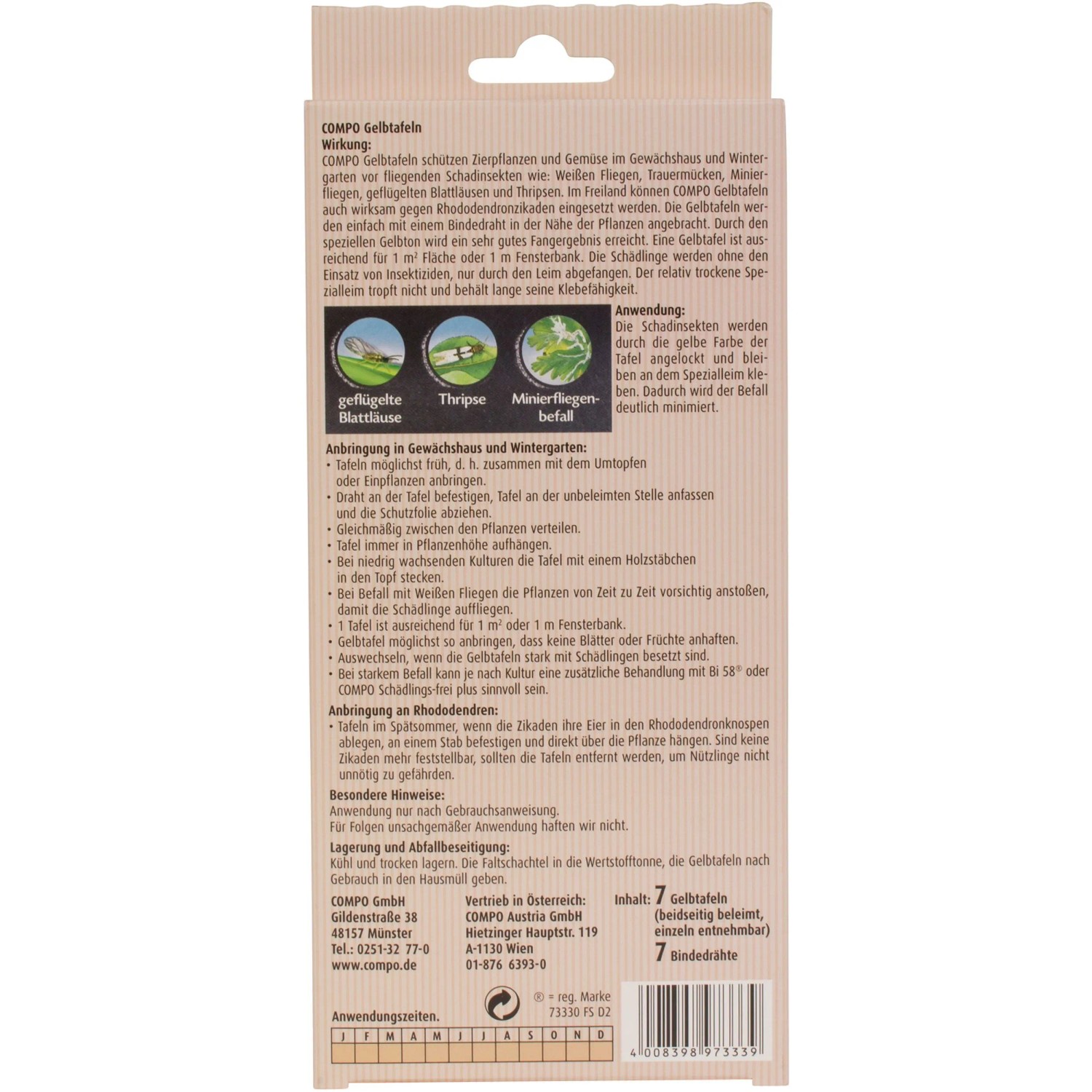 Compo Bio Gelbtafeln 7 Stk. kaufen bei OBI