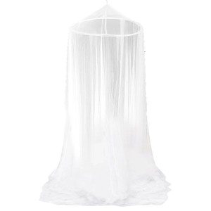 Transparentes AMANKA Moskitonetz, 12m Umfang, 180 Mesh, für effektiven Mückenschutz beim Camping.