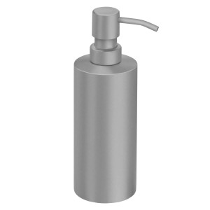 Grauer baliv Seifenspender aus Edelstahl für Bad & Küche.