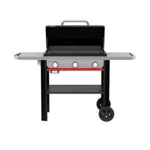 Weber Gasgrill Slate GPD Premium Plancha 71 cm, Grillwagen mit 3 Brennern und Ablagetischen.