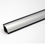 Döllken Multifunktionsleiste Top Line, 300 cm, Silber, für Arbeitsplatten und Wandanschlüsse.