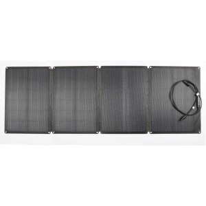 Gefaltetes EcoFlow Solarpanel 110W mit MC4-Ausgang, geeignet für Powerstations.