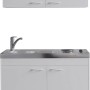 Respekta Miniküche Levin 100 cm, mit Kochmulde + Oberschrank_2