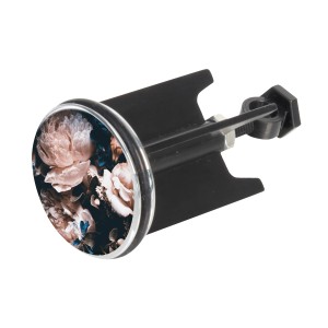 Wenko Abfluss-Stopfen Pluggy Mod. Peony mit Pfingstrosen-Motiv für Waschbecken.
