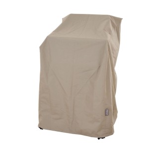 Beige Siena Garden Schutzhülle für Stapelstuhl, 67x67x110 cm, schützt vor Witterung.