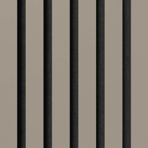 Akustikpaneel Muster Linoleum Pebble Schwarz, Detailansicht der Streifenstruktur.
