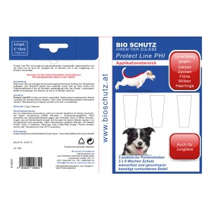 Bioschutz Protect Line Phi Hunde, 3 Tuben à 5ml, gegen Zecken, Flöhe und Milben.