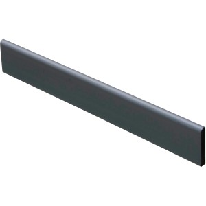 Anthrazitfarbene Abschlussleiste, 2,5 m lang, für Fenster und Türen.