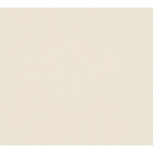 Cremefarbene AS-Creation Vliestapete mit leichter Struktur, matte Oberfläche.