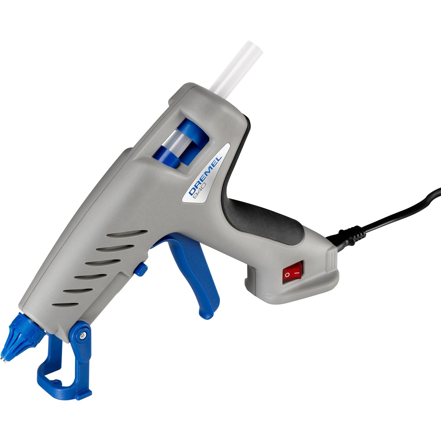 Dremel 940 Heißklebepistole, Miniaturwerkzeug mit Tropf-Kontrolle und Hochtemperatureinstellung.