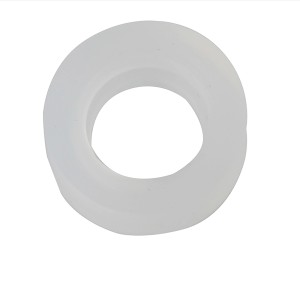 Transparente Kirchhoff Quetschdichtung aus Silikon, 13 mm (1/2) x 12 mm, 4er-Set.