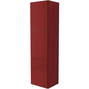 Roter Bad-Hochschrank von Baden Haus, 45 cm breit, für mehr Stauraum im Badezimmer.