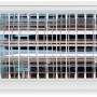 Weißer VASNER Appino 20 Bluetooth Infrarot-Heizstrahler (2000 W) für Terrasse und Wintergarten.