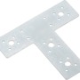 T-Flachverbinder, verzinkt, 160x98x45 mm, für Holzverbindungen.