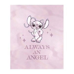 Komar Wandbild Stitch Always an Angel, 30x40 cm, für Kinderzimmer.