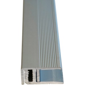 Abschlussprofil inkl. Schrauben und Dübel 22 mm x 15 mm Silber 900 mm