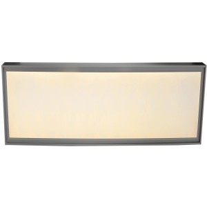 Näve LED-Panel Panelta, 59,5x29,5 cm, Aluminium-weiß, für Ein- oder Aufbau