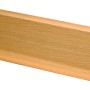 Kern Sockelleiste KU003 in Buche Optik, 60mm hoch, aus Kunststoff.