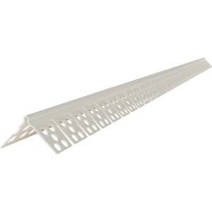 Knauf PVC-Rundbogenprofil, 3m, weiß, für Gipskartonplatten, Kantenschutzwinkel.