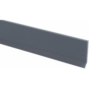 Flachleiste mit Lippe selbstklebend 30 x 2,5 mm Nutzlänge 217,5 cm Anthrazit