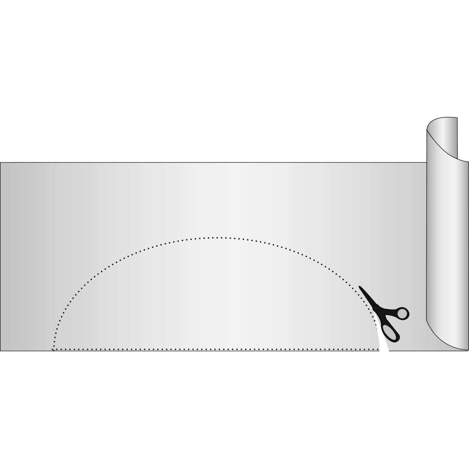 Transparente Wenko Anti-Rutsch-Matte (150x50 cm) zum Zuschneiden, ideal für Schubladen und Küchenhelfer.