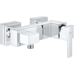 Grohe QuickFix Sail Cube Einhand-Duscharmatur in Chrom, Aufputz-Montage.