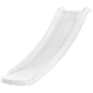 Weiße Axi Sky120 Rutsche aus Kunststoff für Spielturm, 118,3x37,7 cm.