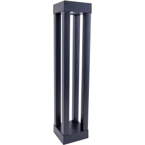Näve LED Solar Erdspieß Lucius, schwarz, 54,4 cm, für Garten und Tisch, moderne Solar-Deko.