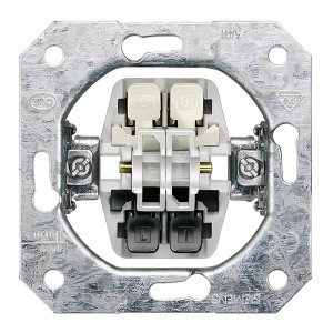 Siemens Jalousietaster Delta Rollladensteuerung mit elektrischer Verriegelung.