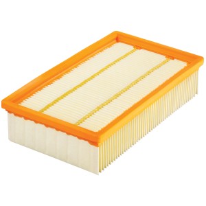 Bosch Flachfaltenfilter Papier GAS 35 für Staubsauger, Zellulose Filter.