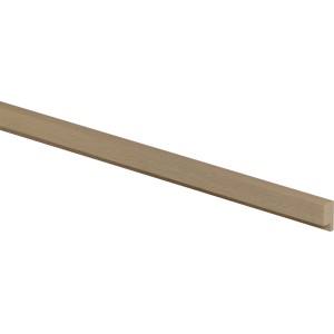 Rohe Falzleiste aus Buche, 10x20x950 mm, für Bastelarbeiten und Innenausbau.