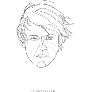 Komar Wandbild Star Wars Luke 40 x 50 cm