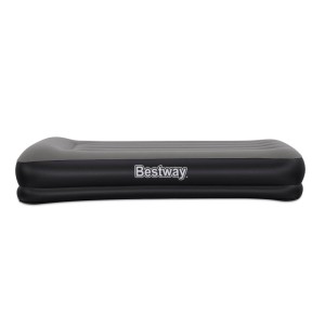 Bestway Tritech Luftmatratze Single, grau, mit USB-Pumpe. Ideal für Camping & Outdoor.