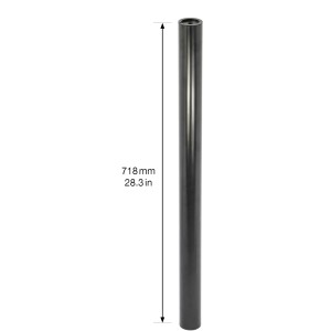 Wagner Systemrohr Teno ST 9070, 718 mm, Stahl, pulverbeschichtet, für Möbelbau.