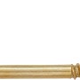 Vermessingte LUX Schraubhaken, 3x40 mm, 6 Stück. Winkelhaken für Bilder und Deko.