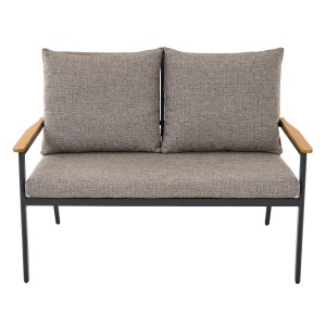 Siena Garden 2er-Bank Liguria Comfort Plus inkl. Kissen 79,5 x 132 x 97 cm FSC®