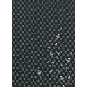 Detailaufnahme: Anthrazitfarbenes Palettenkissen-Rückenkissen (120x40cm) mit Wassertropfen.