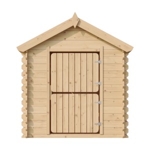 Timbela Kinderspielhaus M516 Beige Braun 1,1 m² FSC®