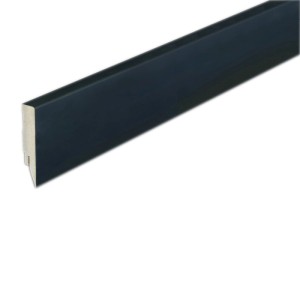 Sockelleiste Topline mit Clipfräsung 2.500 x 16 x 78 mm Schwarz