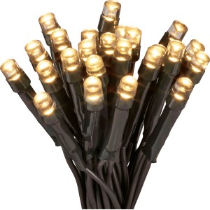 LED-Lichterkette 240 LEDs Warmweiß in Kunststoffbox Schwarzes Kabel 22,92 m