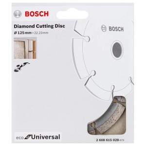 Bosch Diamanttrennscheibe Universal, Ø 125mm, für Winkelschleifer Zubehör.
