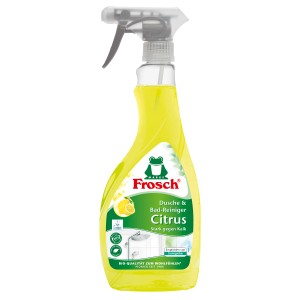 Frosch Dusch- und Badreiniger Citrus, 500ml Flasche mit Sprühkopf.