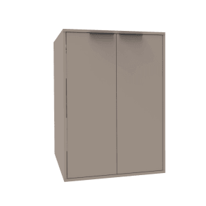 Fackelmann Aufsatzschrank L, 2-türig, 65x90x65 cm, Kaschmir, für Bad-Einbauschränke.