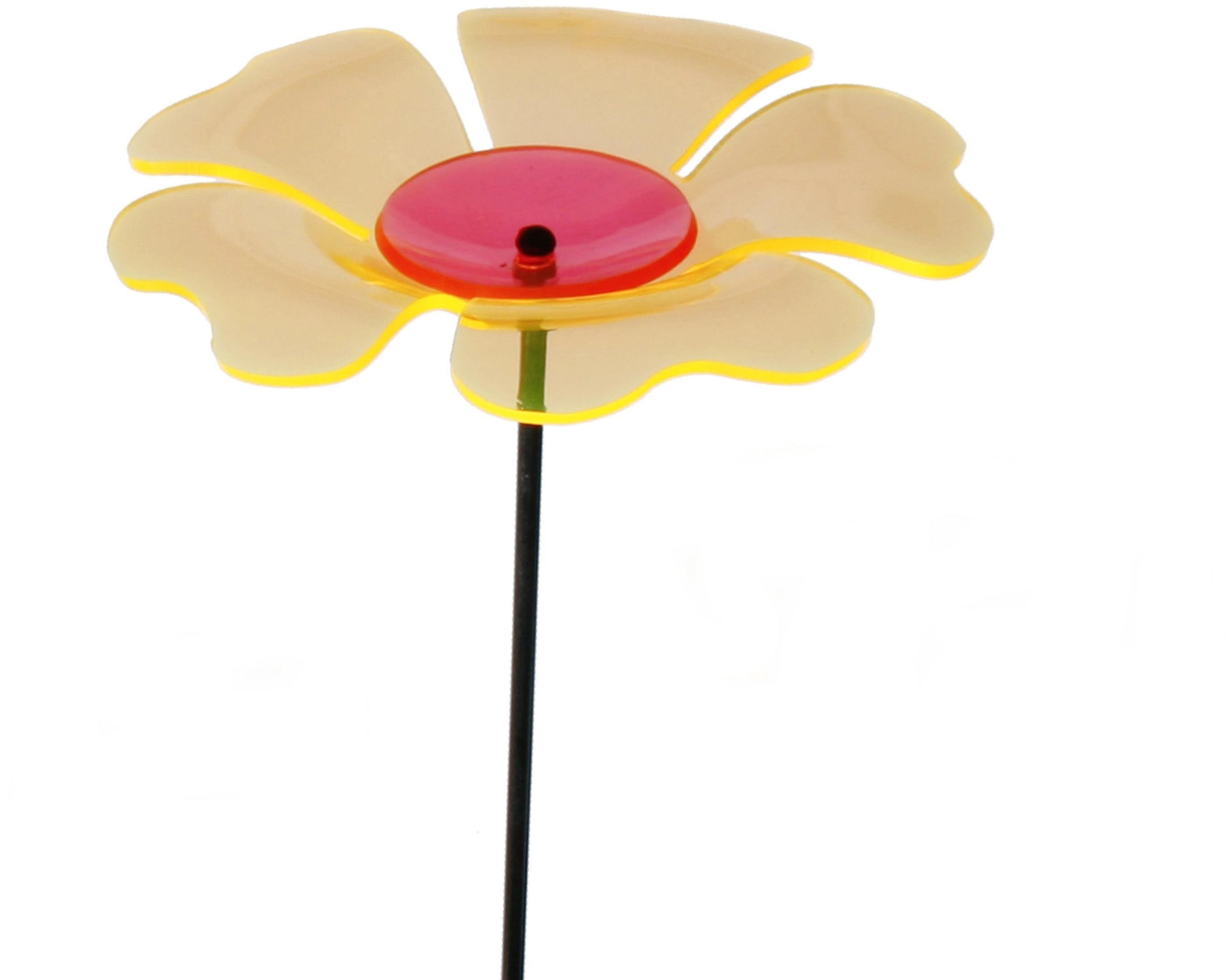 Gartenstecker Lichtspiel Mohnblume 170 cm kaufen bei OBI
